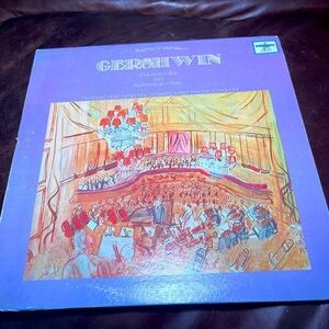Gershwin’s Rhapsody in blue and American in Paris vintage vinyl recordfrom 1978